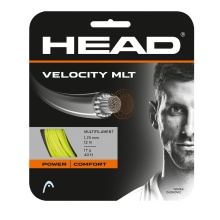 Stringing with Head Velocity MLT Tennis String (Arm Protection + Touch) Yellow